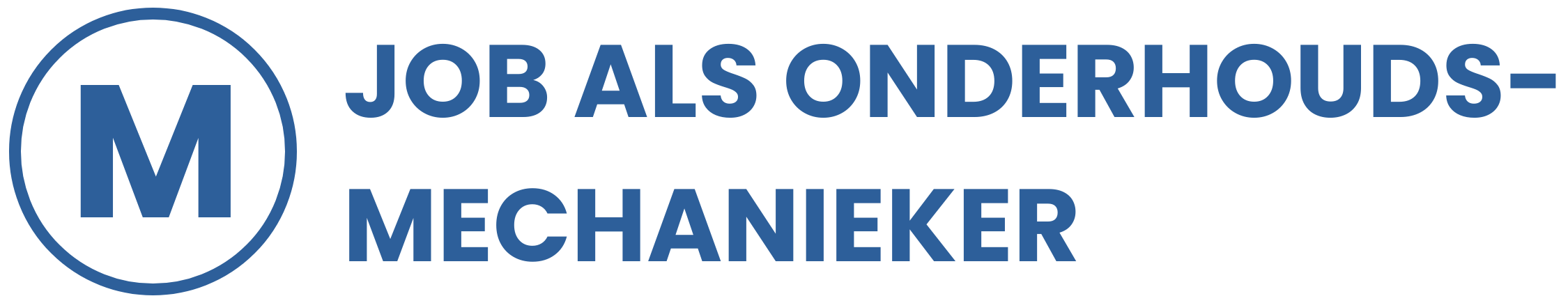 Job als onderhoudsmechanieker